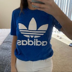 adidas logo t shirt